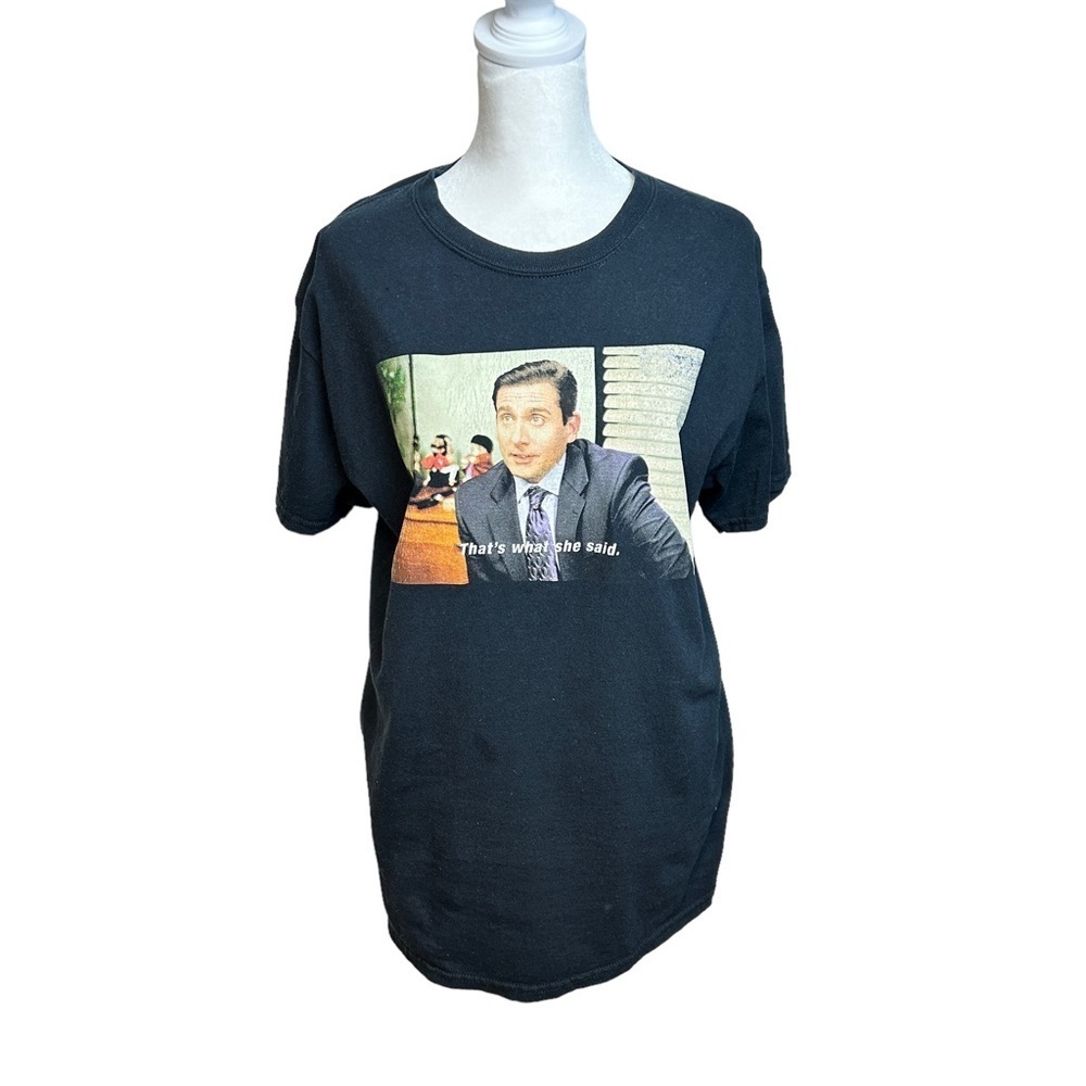 The Office Men's T-Shirt Michael Scott That's What She Said Black Size M
